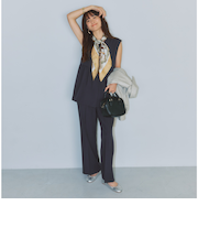 柄 プリント スカーフ