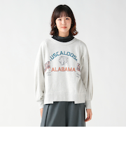 リメイク風 プリント プルオーバー