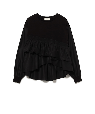 ペプラム ドッキング プルオーバー