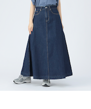 タック デニム スカート