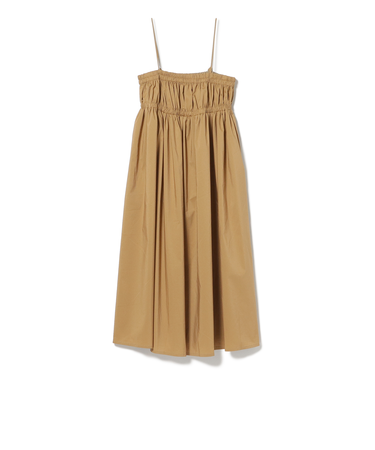 ギャザー フレア キャミ ワンピース