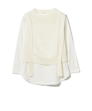 バスケット編み ベスト（セットアイテム）