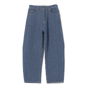 ジャカード デニム パンツ