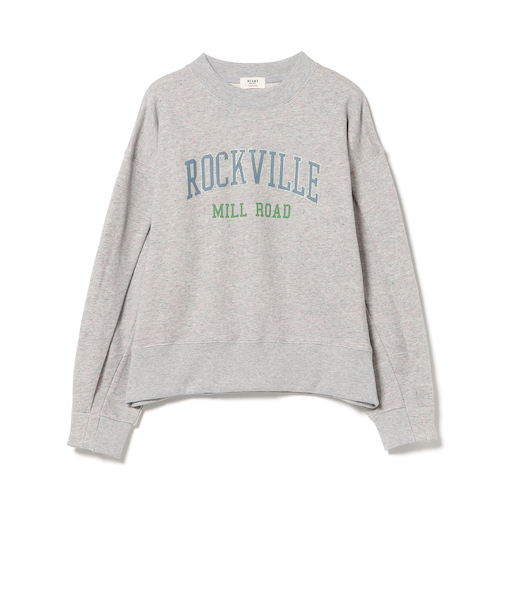 ネップ 裏毛 ロゴ プルオーバー