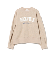 ネップ 裏毛 ロゴ プルオーバー