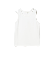 アシンメトリー カットアウト タンクトップ