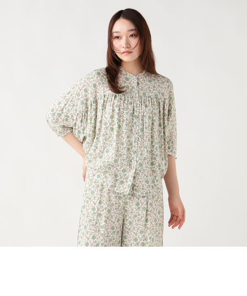 切り替え サラサ ブラウス