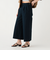 サイドベルト タックワイドパンツ