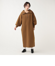 2WAY 襟カット ワンピース