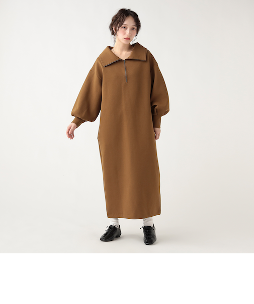 2WAY 襟カット ワンピース