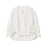 サイドシャーリング ブラウス