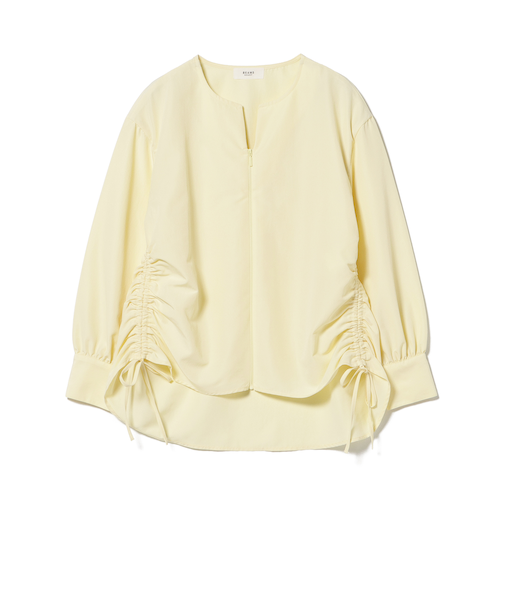 サイドシャーリング ブラウス