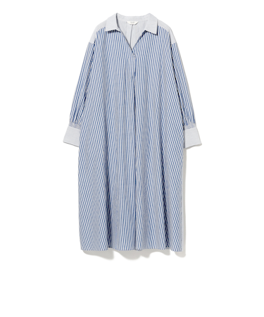 クレイジー フレア シャツワンピース