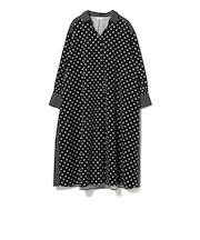 クレイジー フレア シャツワンピース