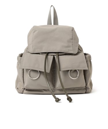 ダブルポケット 巾着 リュック