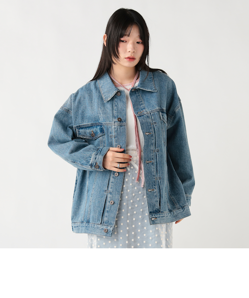 オーバー デニム ジャケット
