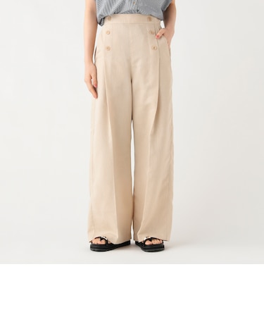 マリン タック ワイド パンツ