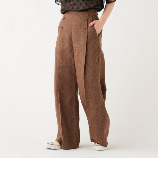 マリン タック ワイド パンツ