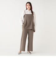 フェイクレイヤード キャミソール サロペット