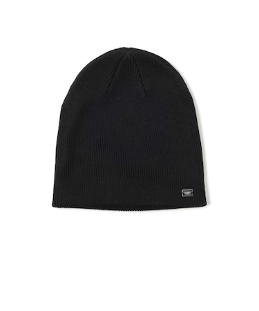 シンプル リブ ビーニー