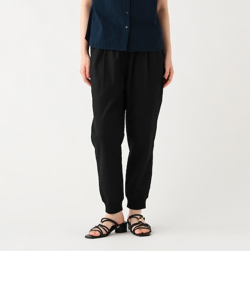 麻混 ジョグ パンツ