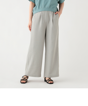 リネン ライク イージーパンツ