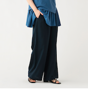 リネン ライク イージーパンツ