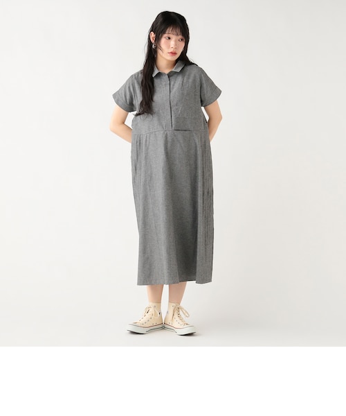 Steven Alan＞プリント ギャザー ワンピース｜ユナイテッドアローズ