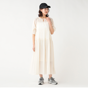 ワッシャー ティアードワンピース