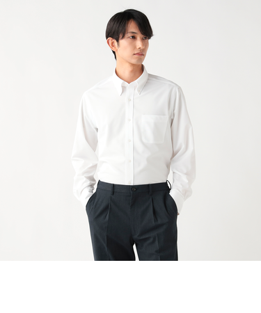 トリコット イージーケア ボタンダウンシャツ