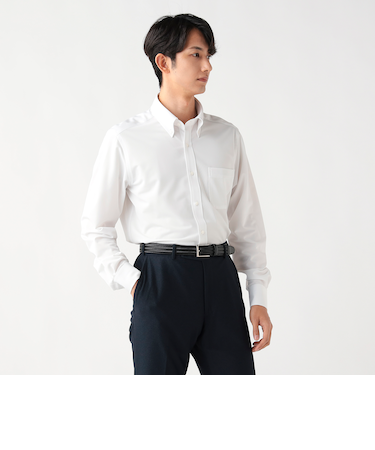 ツイル イージーケア ボタンダウンシャツ