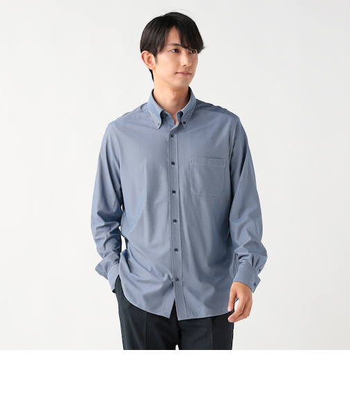 ツイル イージーケア ボタンダウンシャツ