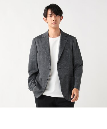 ジャージプリント 2ボタン ジャケット