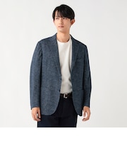 ジャージプリント 2ボタン ジャケット