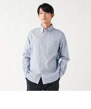 カラミ ボタンダウンシャツ