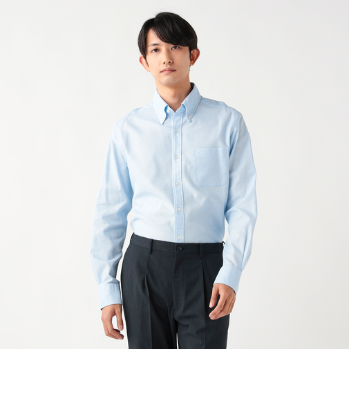 カラミ ボタンダウンシャツ