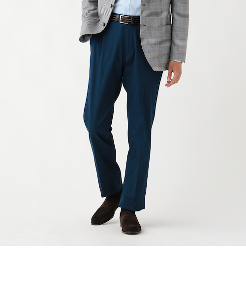 トロピカルウール ベーシックノープリーツ スラックス（S～XXL