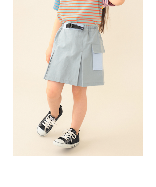 タック ベルテッド ショーツイン スカート 2026SS（90～140cm）