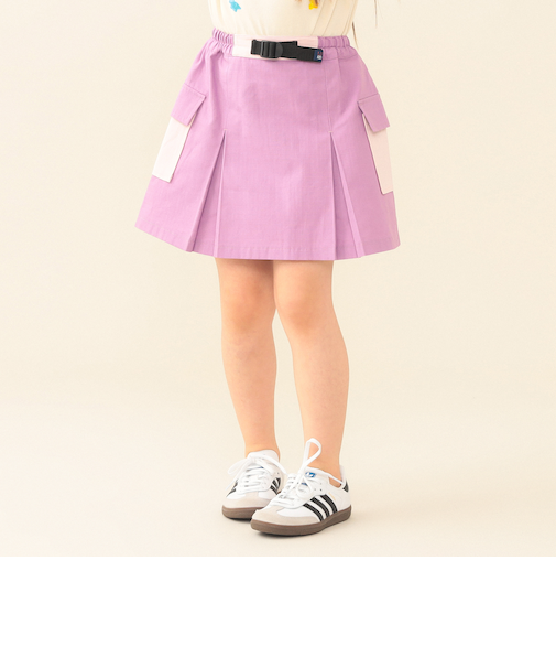 タック ベルテッド ショーツイン スカート 2026SS（90～140cm）