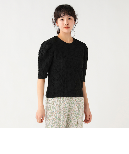 ボリューム パフスリーブ プルオーバー