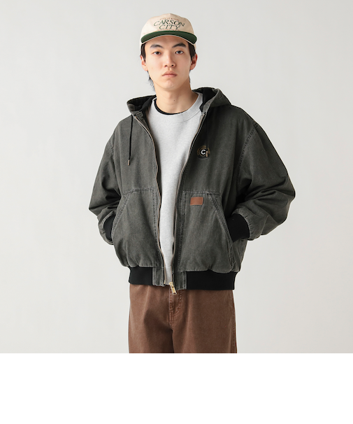 GMS コットンダック フーディー ブルゾン