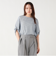 袖ボリューム　ブラウス