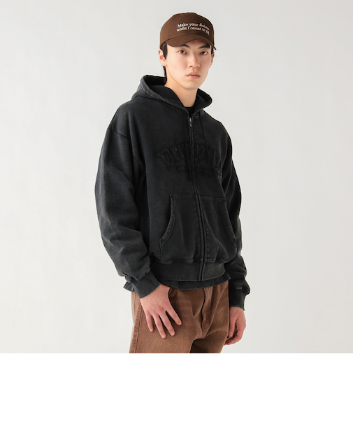 スノーウォッシュ アップリケ フルジップパーカー