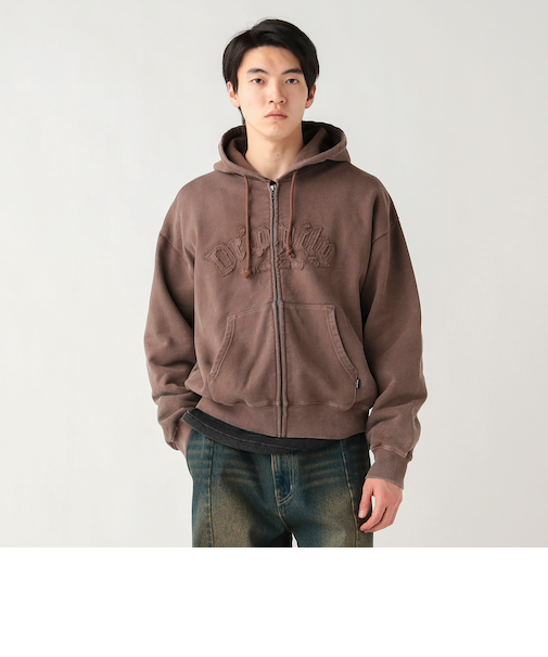 スノーウォッシュ アップリケ フルジップパーカー