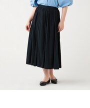 ミディ丈 ギャザーフレアスカート