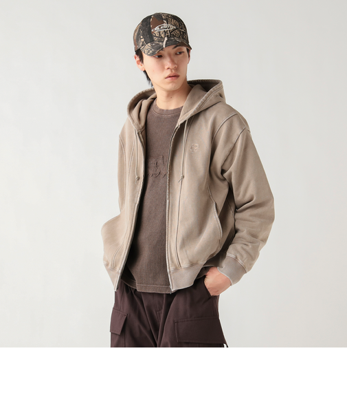 スノーウォッシュ 切替 ジップパーカー