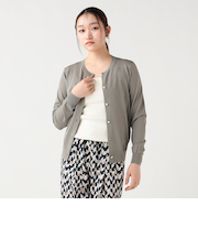 ベーシック クルー カーディガン