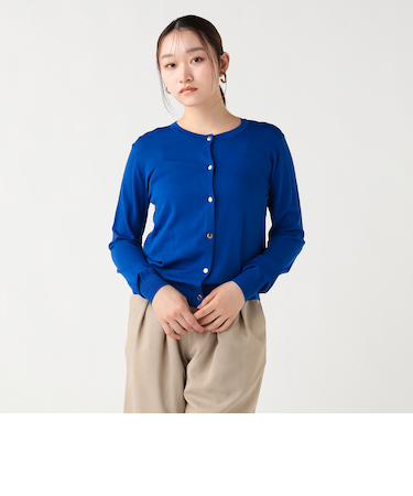 ベーシック クルー カーディガン