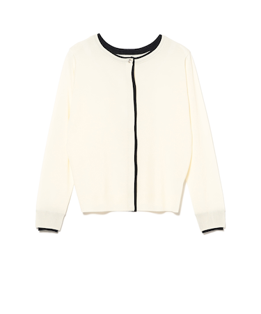 配色 2WAYカーディガン