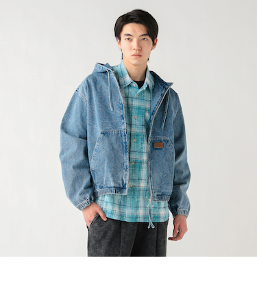 GMS デニム フーディー